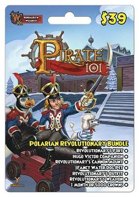 KingsIsle Pirate101 Polarian Revolutionary Bundle