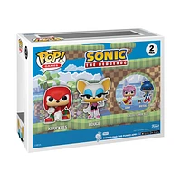 Funko POP! Games: Sonic the Hedgehog Knuckles and Rouge Vinyl Figure Set 2-Pack GameStop Exclusive
