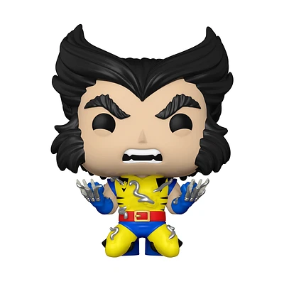 Funko POP! Marvel: Wolverine 50th – Ultimate Wolverine (Adamantium) 3.97-in Vinyl Figure
