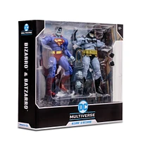 McFarlane Toys DC Multiverse Bizarro and Batzarro 7-in Action Figure Set 2-Pack
