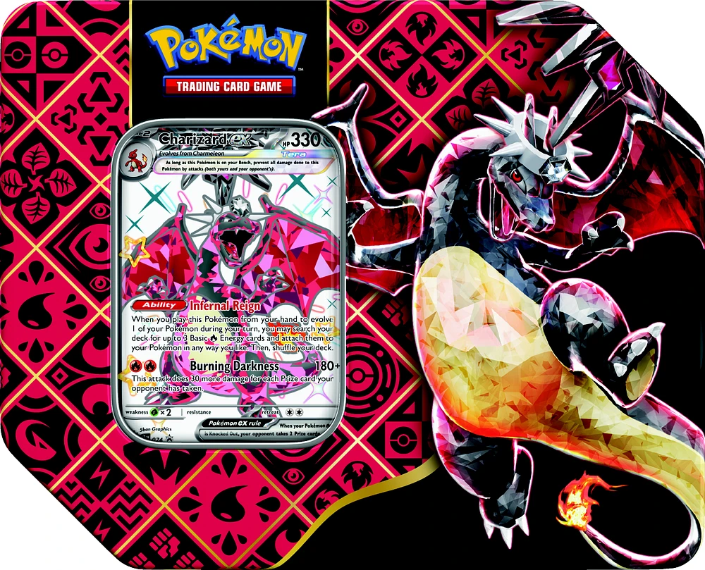 Pokemon Trading Card Game: Paldean Fates Tin (Styles May Vary)