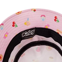 Kirby All-Over Printed Sweets Embroidered Bucket Hat