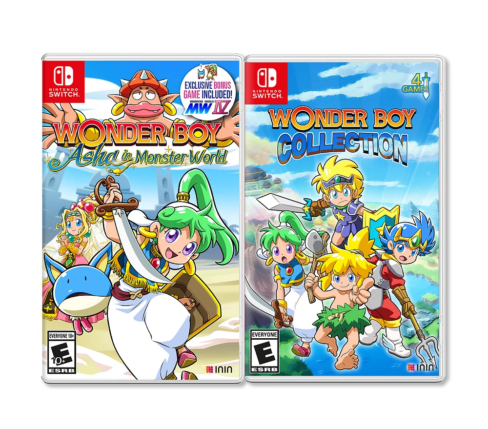 Wonder Boy - Asha in Monster World and Wonder Boy Collection GameStop Exclusive - Nintendo Switch