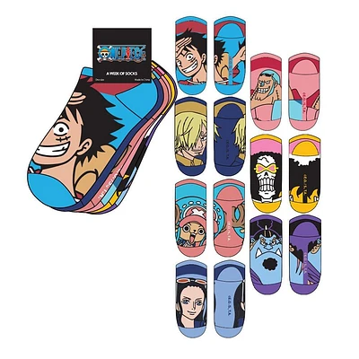 One Piece - Color Crew Socks 7-Pack