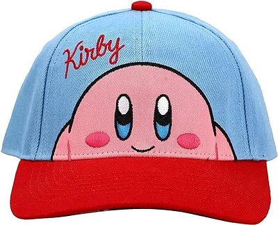Kirby Peek A Boo Blue and Pink Adjustable Hat