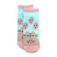 CultureFly Pusheen The Cat Foodie Adult Ankle Socks 3 Pairs
