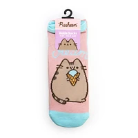 CultureFly Pusheen The Cat Foodie Adult Ankle Socks 3 Pairs