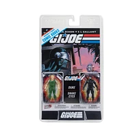 McFarlane Toys G.I. Joe Duke and Snake Eyes  3-in Figure Set with 2 Comics