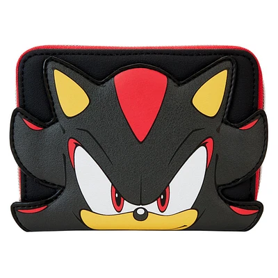 Loungefly Sonic the Hedgehog Shadow Cosplay Zip Around Wallet GameStop Exclusive