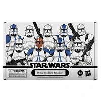 Hasbro Star Wars The Vintage Collection Phase II Clone Trooper 3.75-in Action Figure 4-Pack