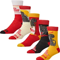 Godzilla x Nissin Cup Noodles Crew Socks 5-Pack