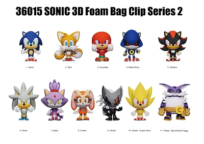 Sonic the Hedgehog Series 2 - 3D Foam Blind Bag (Styles May Vary)