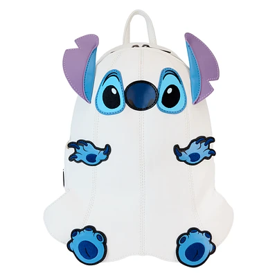 Loungefly Disney Halloween Stitch Ghost Costume Figural Glow Mini Backpack