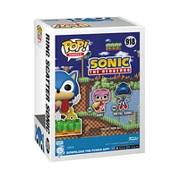 Funko POP! Games:  Sonic Ring Scatter Sonic 4.35-in Vinyl Figure