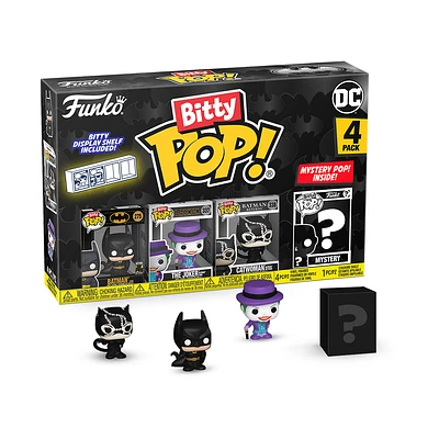 Funko Bitty POP! Batman 85th Anniversary Vinyl Figure Set ( Batman, Joker, Catwoman, and Mystery Pop!)