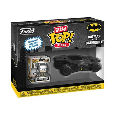 Funko Bitty POP! Ride: DC Batman Armored Batman with Batmobile Vinyl Figure Set