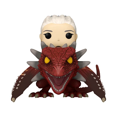 Funko POP! Rides Deluxe: Game of Thrones: House of the Dragon Season 3 Rhaenys Targaryen with Meleys 5.35-in Vinyl Figure