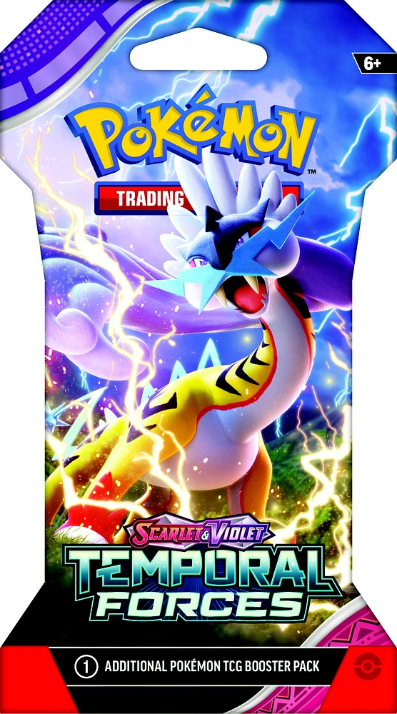 Pokemon Trading Card Game: Scarlet and Violet Temporal Forces Sleeved Booster (Styles May Vary)