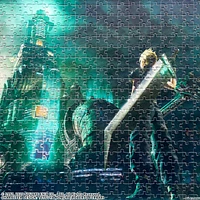 FINAL FANTASY VII REMAKE Jigsaw Puzzle Cloud Key Art - 500 Piece