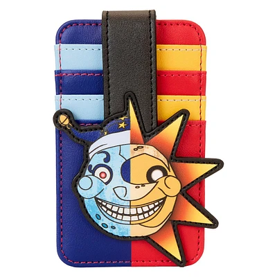 Loungefly Five Nights at Freddy's: Security Breach Sun and Moon Card Holder Wallet GameStop Exclusive