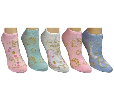 Hello Kitty 50th Anniversary Women's Ankle Socks 5-Pack