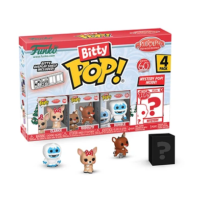 Funko Bitty POP! Rudolph (Clarice, Rudolph, Bumble, and Mystery Pop!)