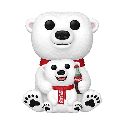 Funko POP! Ad Icons: Coca-Cola Polar Bear with Cub 3.75-in Vinyl Figure