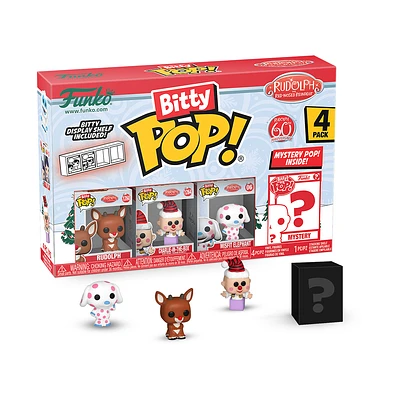 Funko Bitty POP! Rudolph ( Rudolph, Charlie-in-the-Box, Misfit Elephant, and Mystery Pop!)