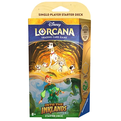 Disney Lorcana Trading Card Game: Into the Inklands Chapter 3 Amber and Emerald Starter Deck