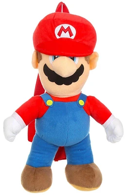 Mario 17-in Plush Backpack