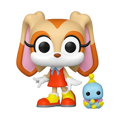 Funko POP! and Buddy: Sonic The Hedgehog Cream and Cheese 3.6 and 1.25-in Vinyl Figures