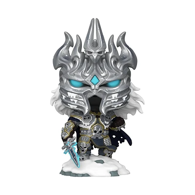 Funko POP! Game Cover: World of Warcraft Wrath of the Lich King 8.5-in Glow-in-the-Dark Vinyl Figure GameStop Exclusive