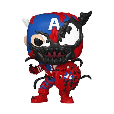 Funko POP! Marvel: Carnageized Captain America 3.85-in Vinyl Bobblehead Figure