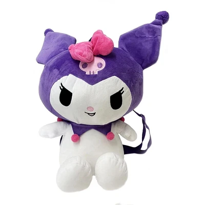 Sanrio Hello Kitty Kuromi Purple Plush Backpack