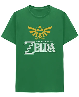 The Legend of Zelda Hyrule Crest Green Graphic Unisex Short Sleeve T-Shirt