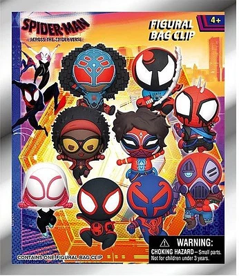 Spider-Man: Across the Spider-Verse 3D Foam Bag Clip Blind Bag (Styles May Vary)