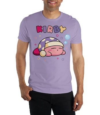 Kirby Sleepy Lavender Unisex Short Sleeve T-Shirt