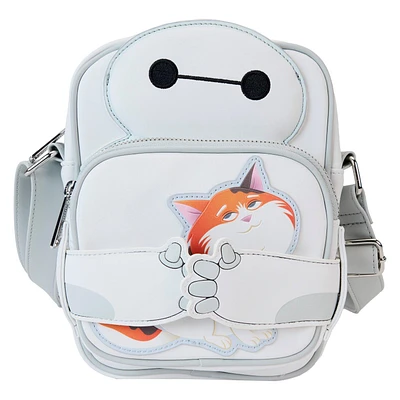 Loungefly Big Hero 6 10th Anniversary Baymax and Mochi Crossbuddies Cosplay Crossbody Bag With Coin Bag