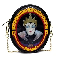 Buckle-Down Disney Snow White Polyurethane Oval Crossbody Bag with Removable Strap