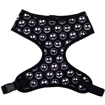 Buckle-Down Disney Nightmare Before Christmas Jack Expressions Blac White Pet Harness