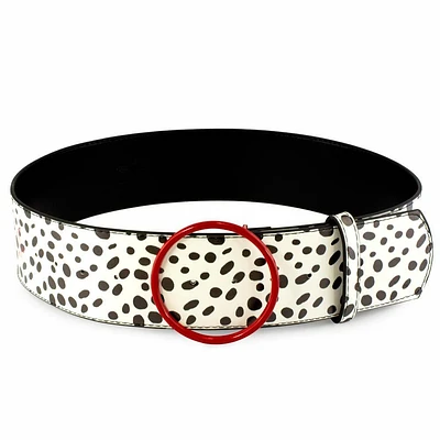 Buckle-Down Disney 101 Dalmatians Cruella Cast Buckle Polyurethane Leather Belt