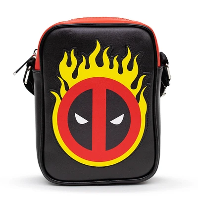 Buckle-Down Marvel Comics Deadpool Polyurethane Crossbody Bag