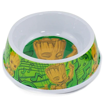 Buckle-Down Marvel Comics Groot Melamine Pet Food Bowl