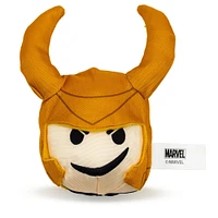 Buckle-Down Marvel Comics Loki Dog Toy Squeaker Plush Toy