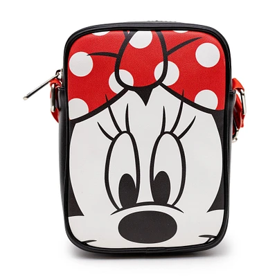 Buckle-Down Disney Minnie Mouse Polyurethane Crossbody Bag