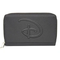 Buckle-Down Disney Signature D Polyurethane Zip Around Wallet