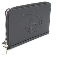 Buckle-Down Disney Signature D Polyurethane Zip Around Wallet