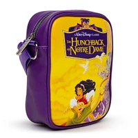 Buckle-Down Disney Hunchback of Notre Dame Polyurethane Crossbody Bag with Piping Edge