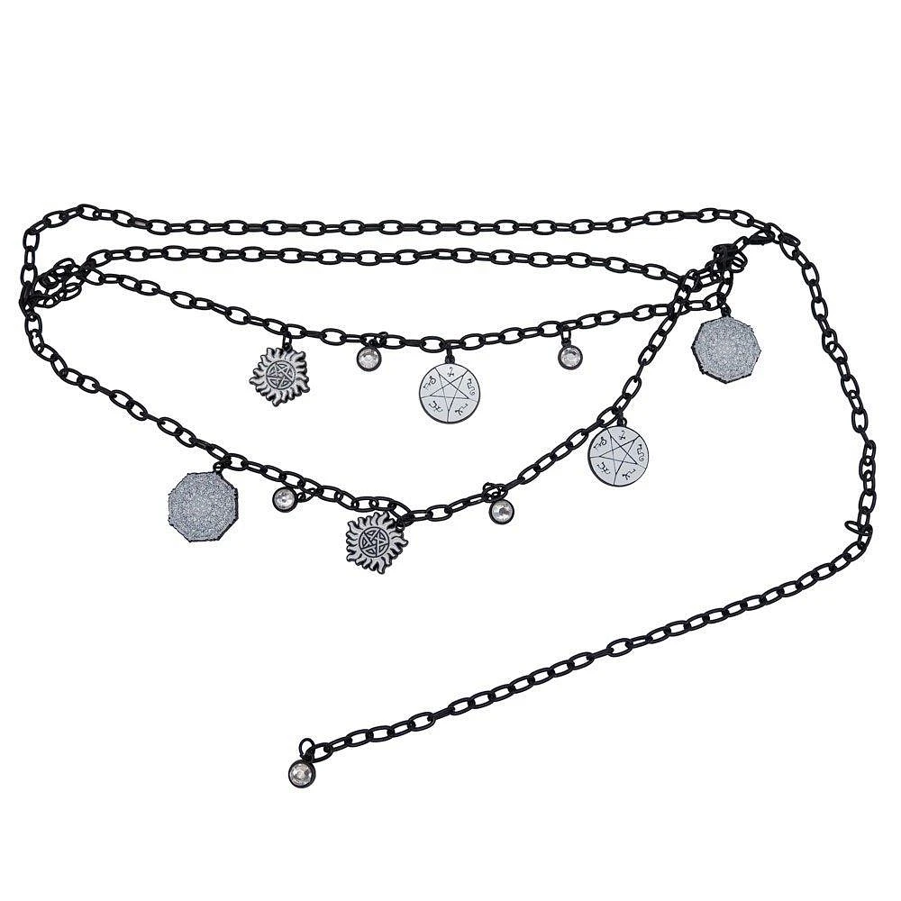 Buckle-Down Supernatural Metal Chain Charm Belt