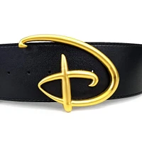 Buckle-Down Disney Signature D Cast Buckle Polyurethane Leather Belt